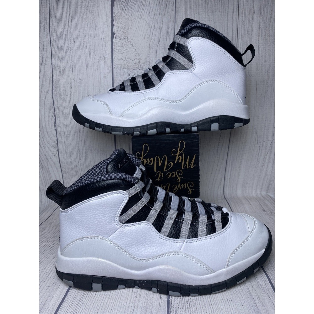 Authentic Men's Size 8 Nike Air Jordan X‎ 10 Retro 2025 Steel HJ6779-104 Worn 1X